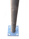 CANDELABRE SIMPLE GALVANISE 4M  3MM T60