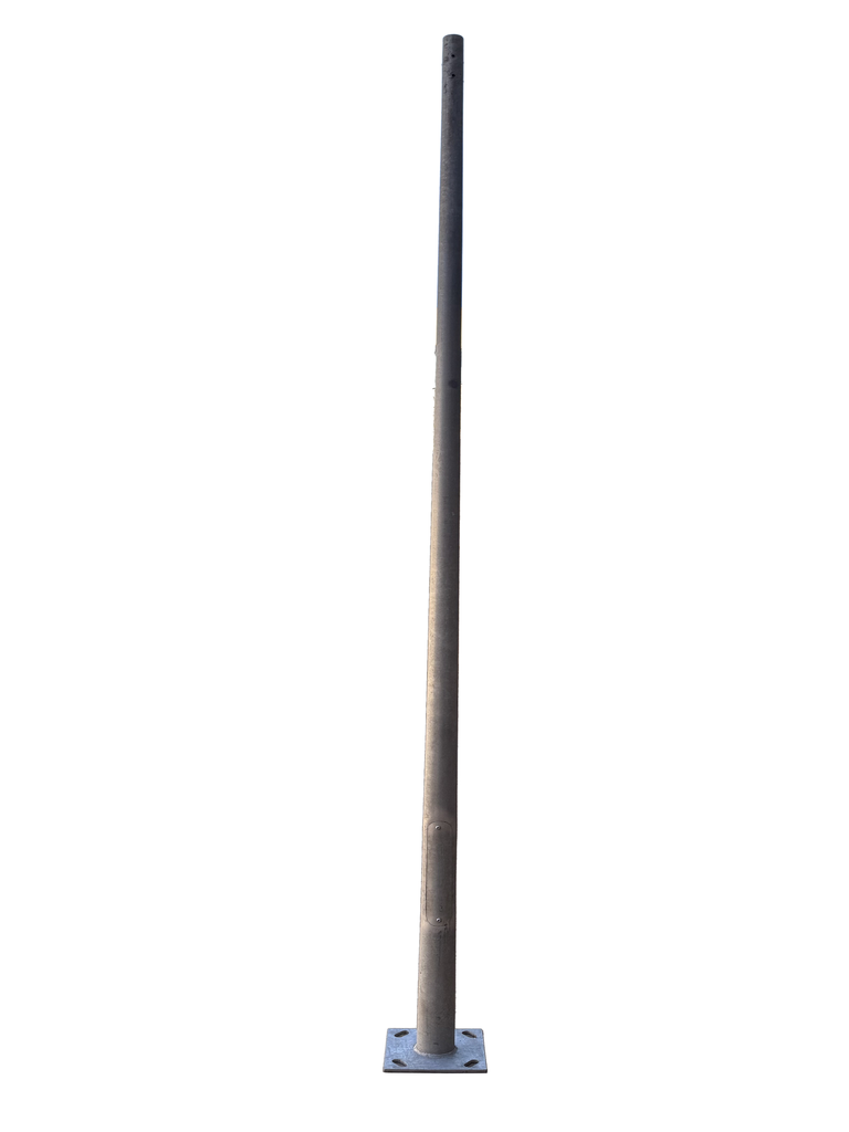 CANDELABRE SIMPLE GALVANISE 4M  3MM T60