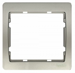 [061030/G] PLAQUE SIMPLE GRIS ARGENT P6130G2