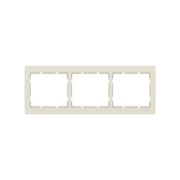 [061227/B] PLAQUE TRIPLE HORIZONTALE JADE BLANC P6330A