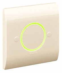 [060207] POUSSOIR ROND LUMINEUX LED ORIENT MARFIL