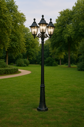 [154520] POTEAU ANNA NOIR 2M FUMAGALLI